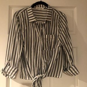 Striped Button-up